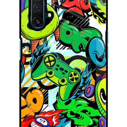 Game Doodle Realme X3 Glass Case