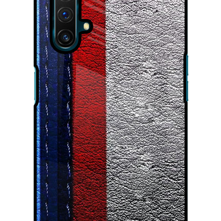 BMW Stripes Realme X3 Glass Case