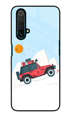 Mountain Trail Beast Realme X3 Glass Case