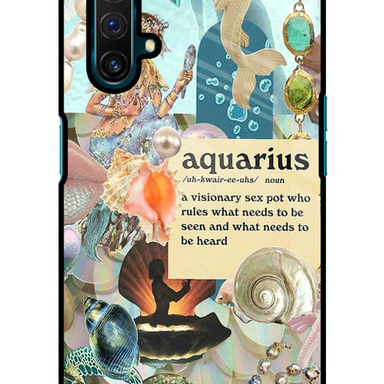 Aquarius Zodiac Realme X3 Glass Case