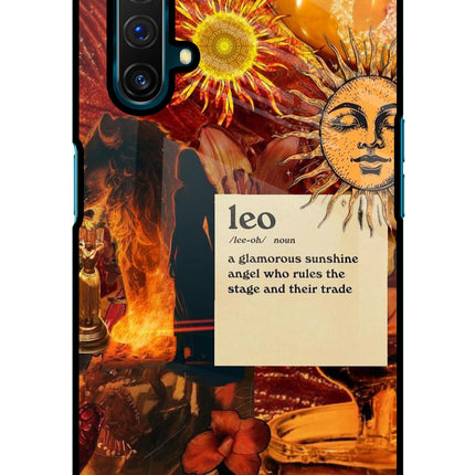 Leo Zodiac Realme X3 Glass Case
