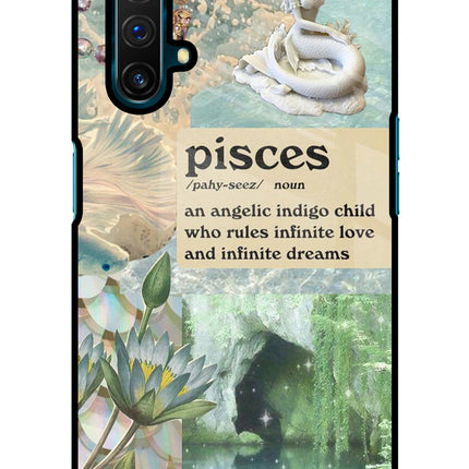 Pisces Zodiac Realme X3 Glass Case