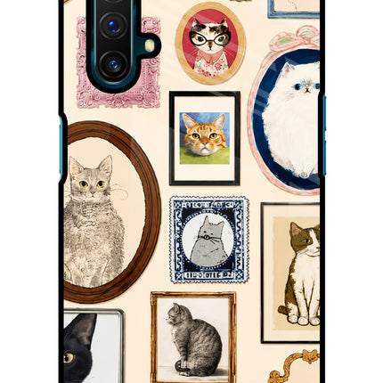 Mirror Cats Realme X3 Glass Case
