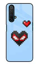 Peter Heart Realme X3 Glass Case Back Cover by Casekaro