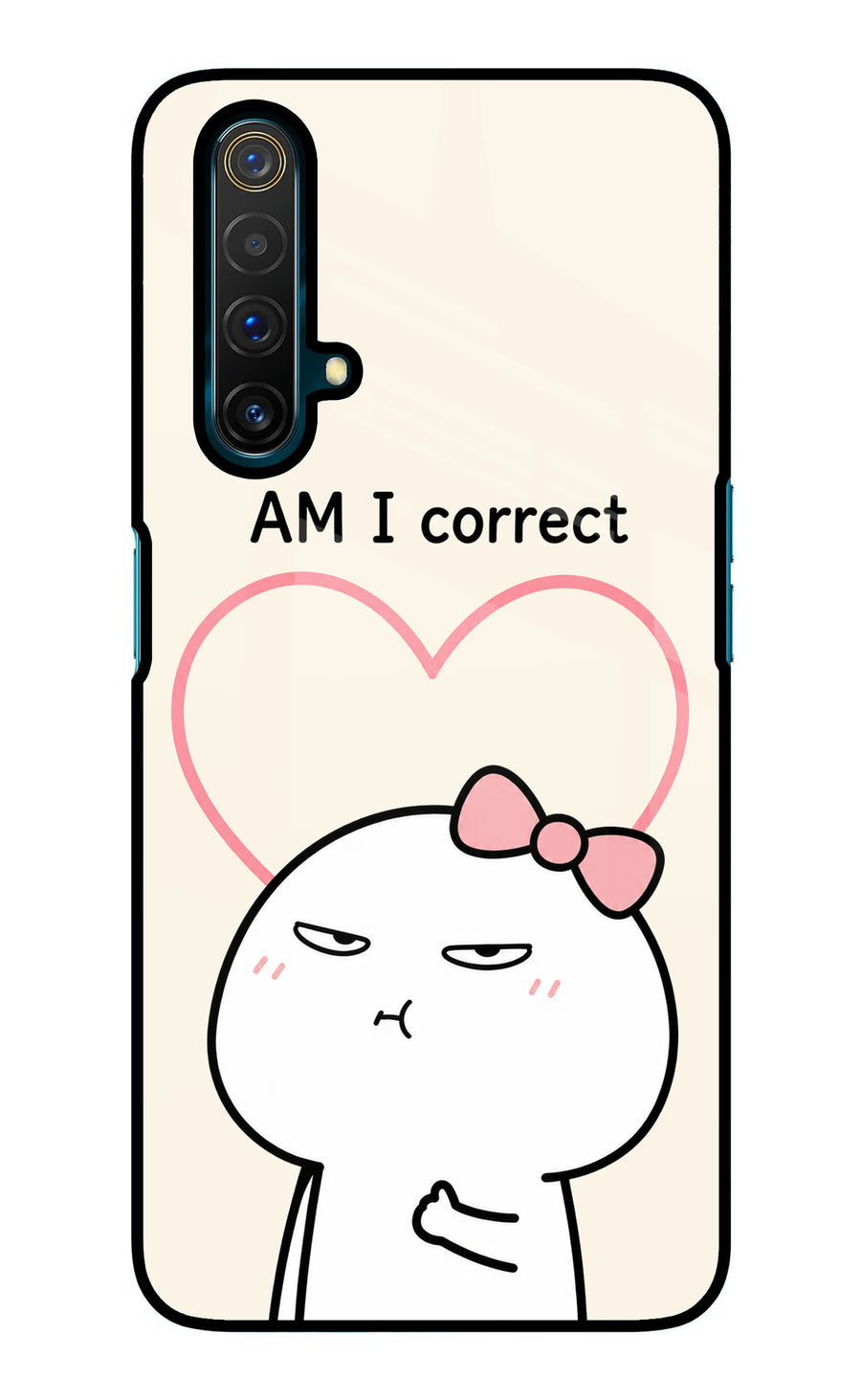 Always Right Realme X3 Back Cover, Glass case