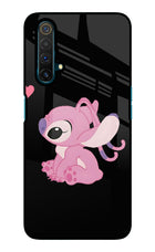 Angel Crush Realme X3 Glass Case Back Cover by Casekaro