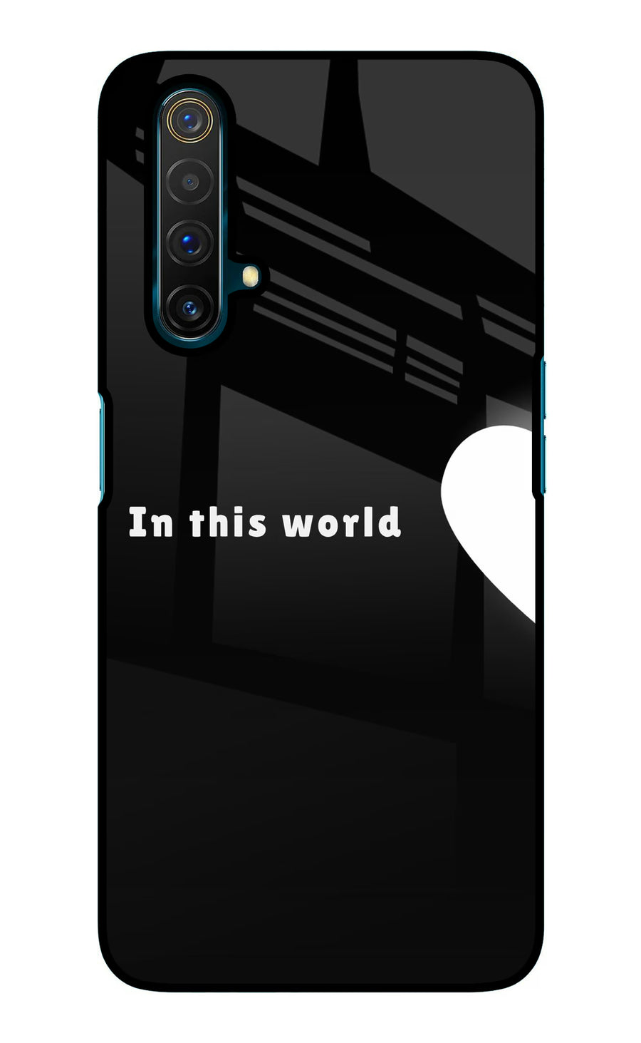 This World Realme X3 Back Cover, Glass case