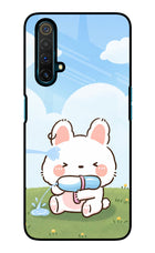 Bunny Treat Realme X3 Glass Case