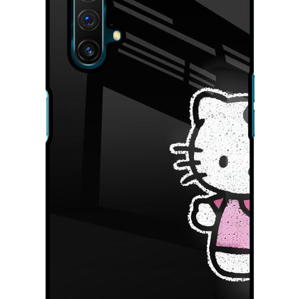 Kitty Charm Realme X3 Glass Case