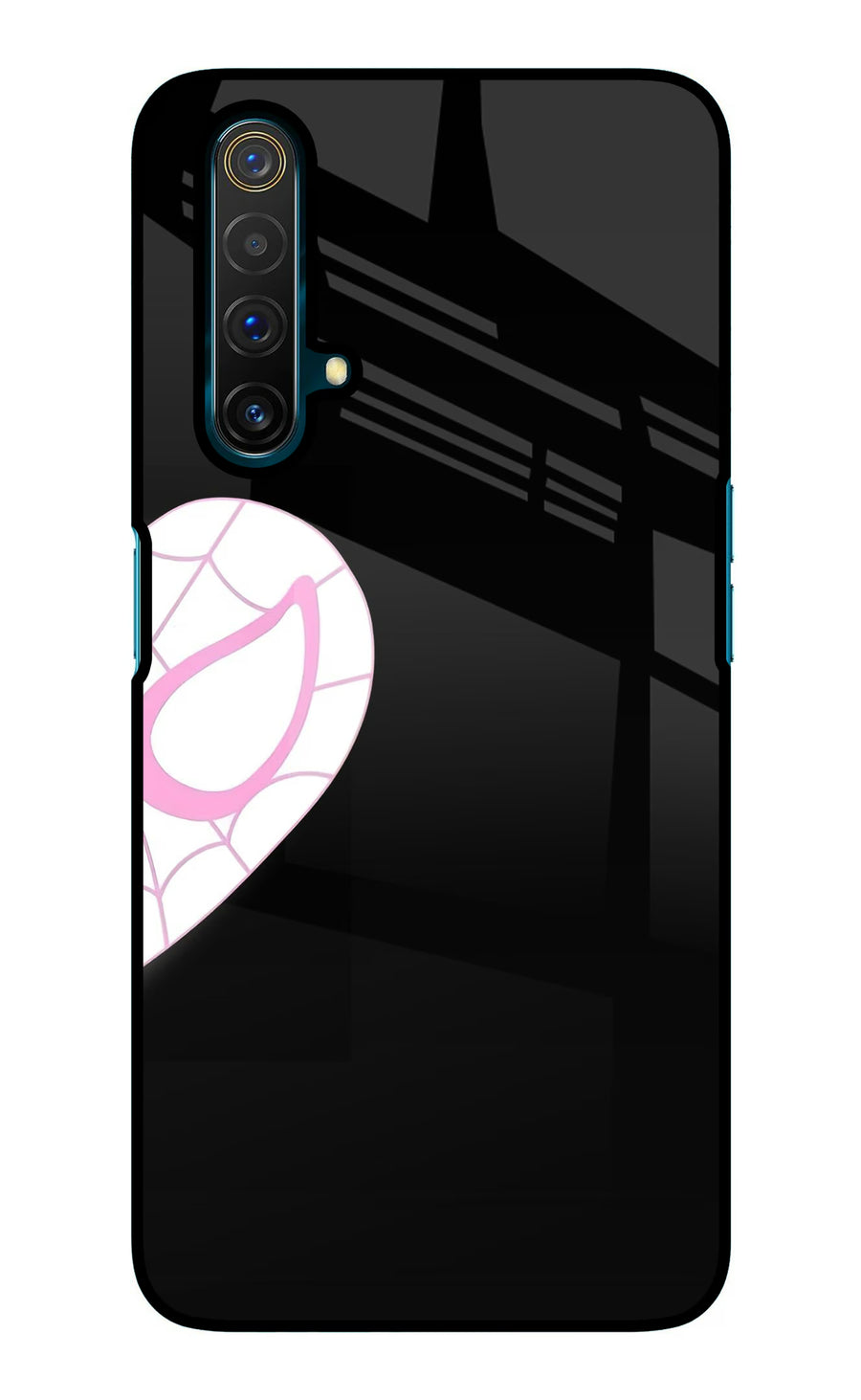 Gwen Mask Realme X3 Back Cover, Glass case