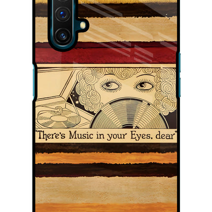Vinyl Stripes Realme X3 Glass Case