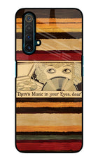 Vinyl Stripes Realme X3 Glass Case