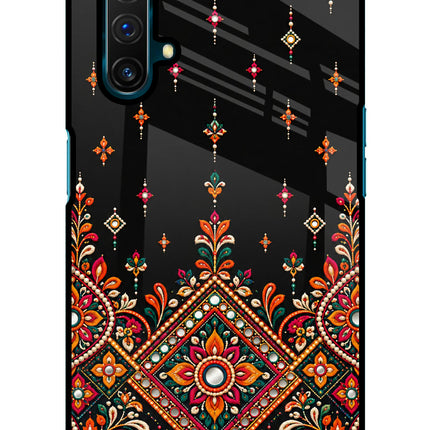 Noir Mehfil Realme X3 Glass Case