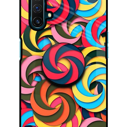 Spiral Pattern Realme X3 Pop Case by Casekaro