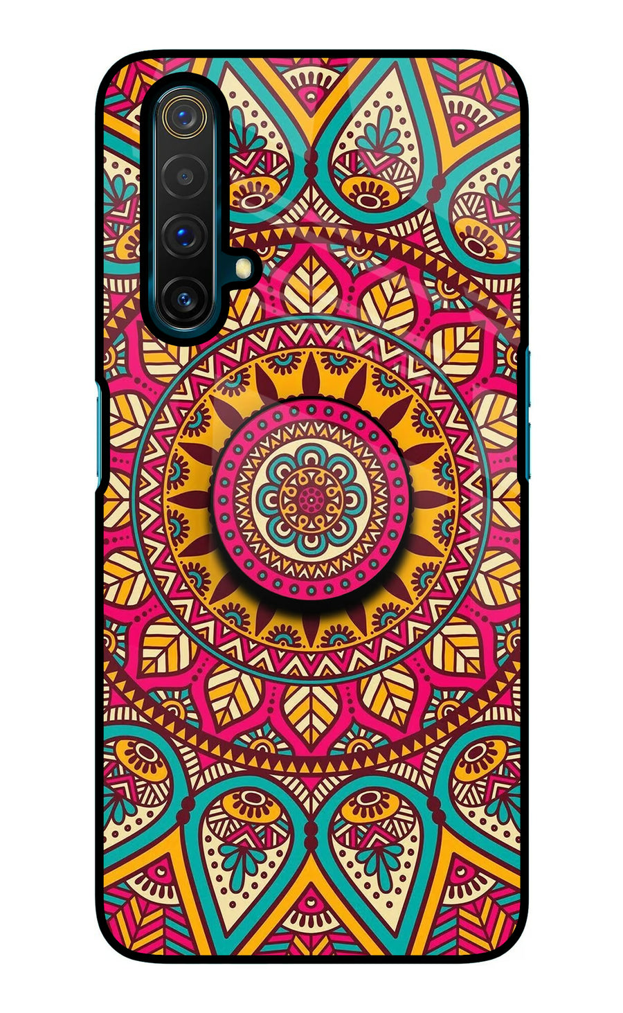 Mandala Realme X3 Pop Case, Glass case