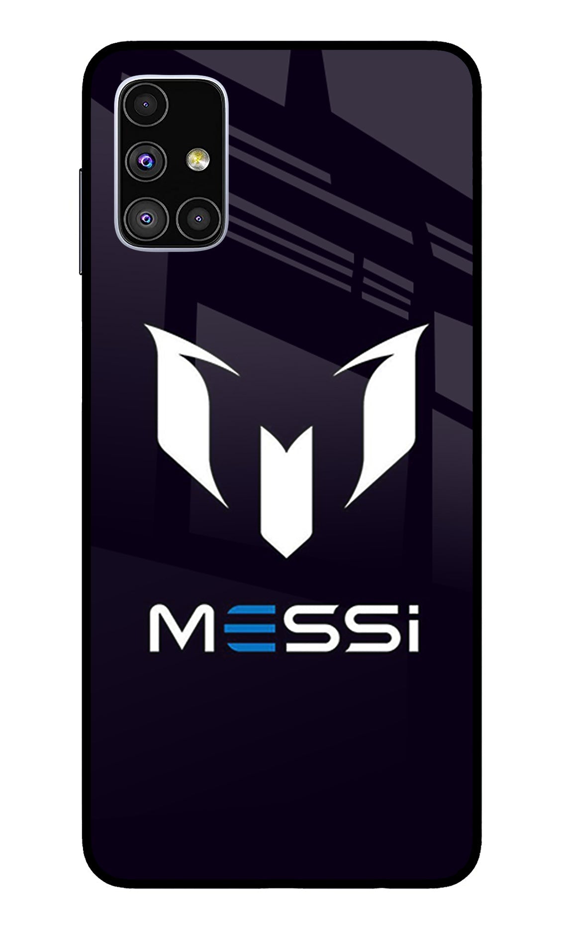 Messi Logo Samsung M51 Glass Case