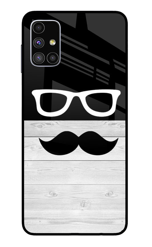 Mustache Samsung M51 Glass Case
