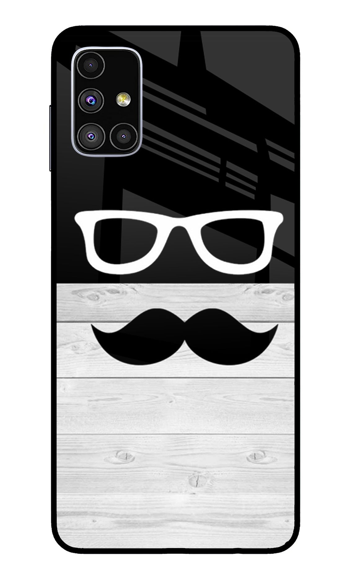 Mustache Samsung M51 Back Cover