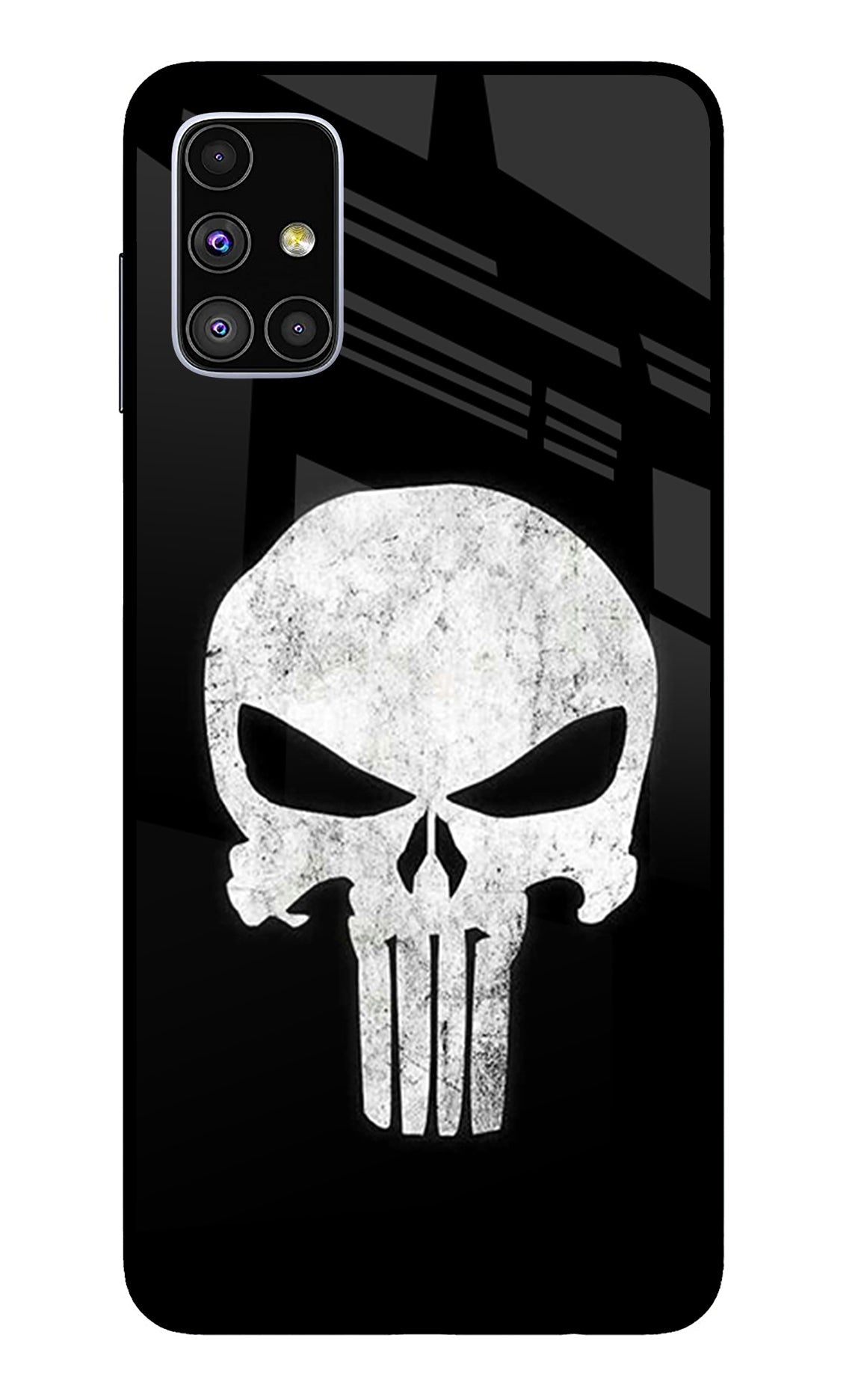 Punisher Skull Samsung M51 Glass Case