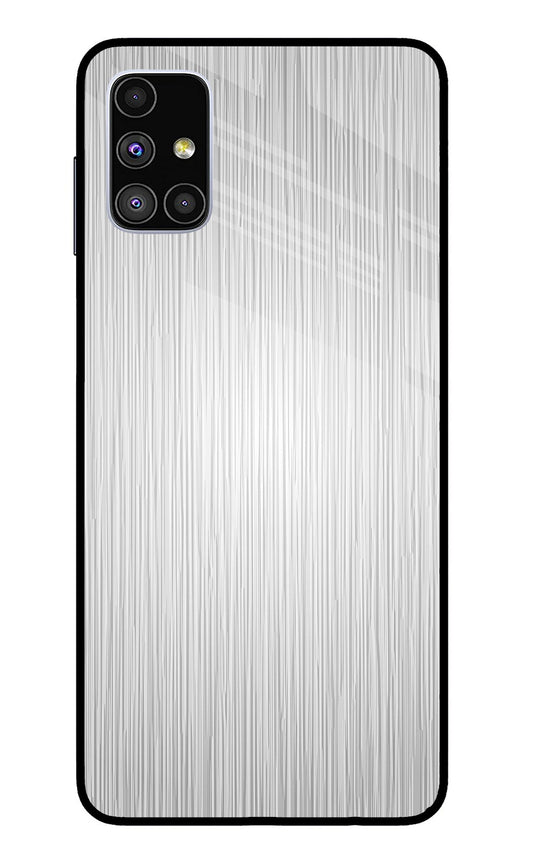 Wooden Grey Texture Samsung M51 Glass Case