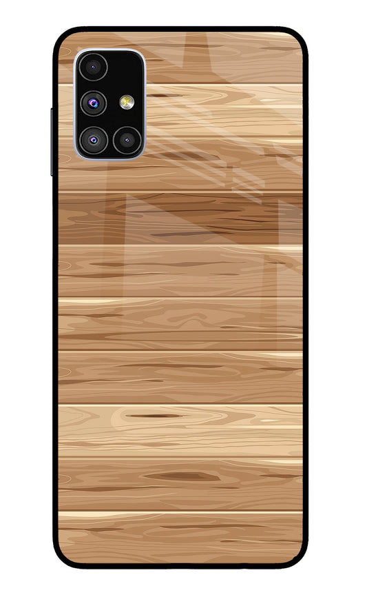 Wooden Vector Samsung M51 Glass Case