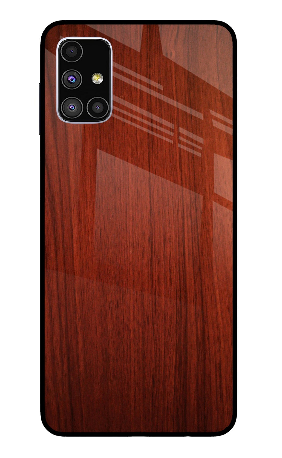 Wooden Plain Pattern Samsung M51 Back Cover