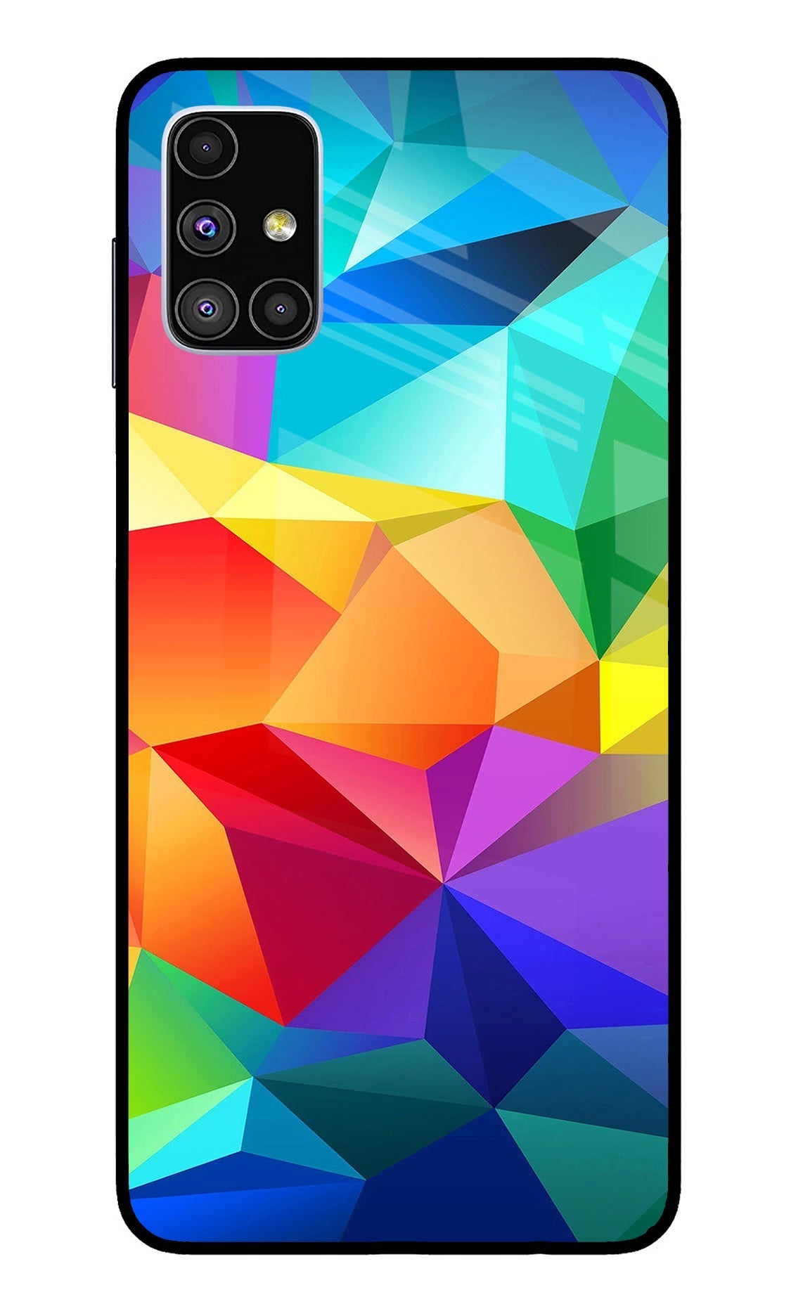 Abstract Pattern Samsung M51 Glass Case