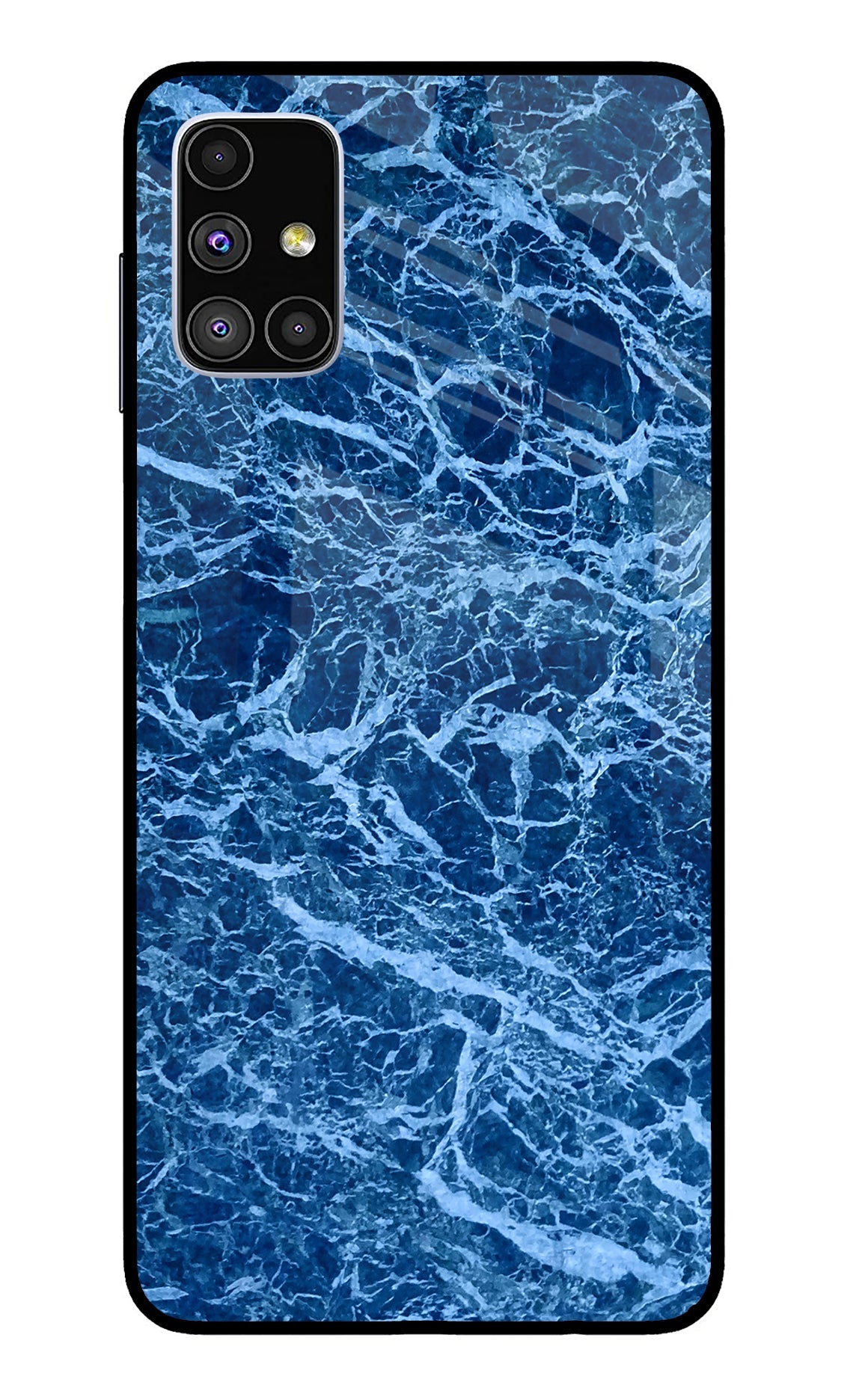 Blue Marble Samsung M51 Glass Case