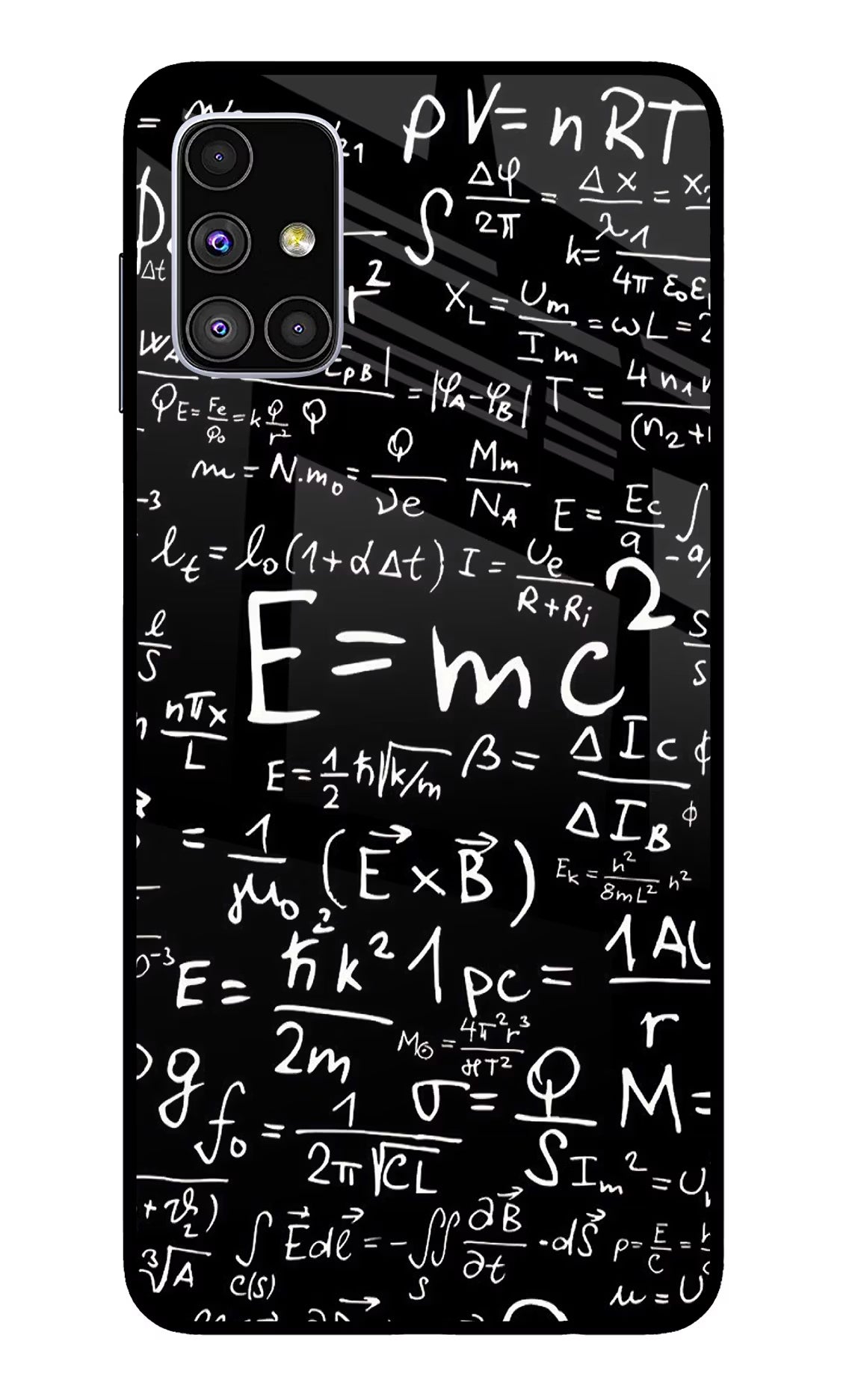 Physics Formula Samsung M51 Glass Case