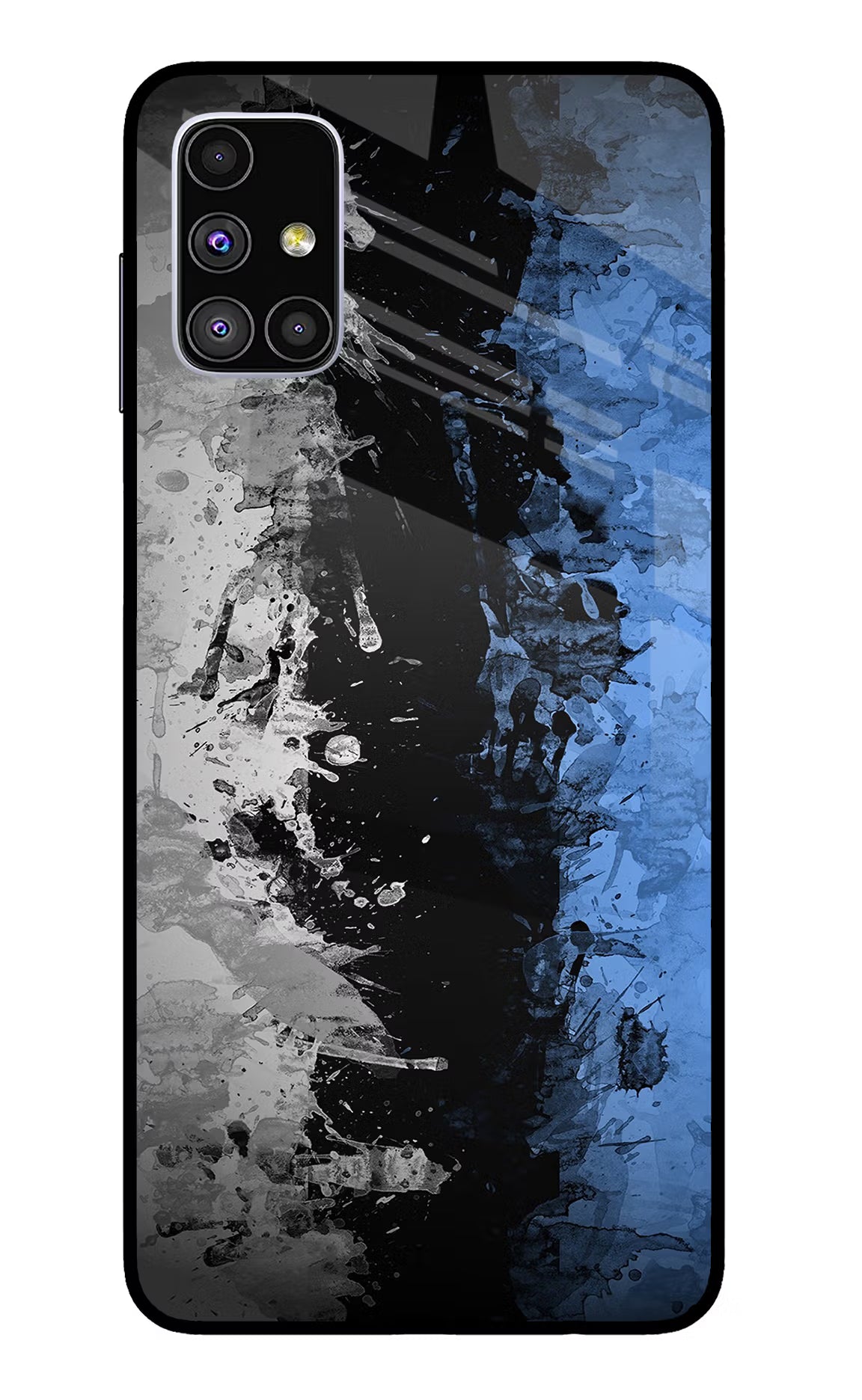 Artistic Design Samsung M51 Glass Case Back Cover by Casekaro