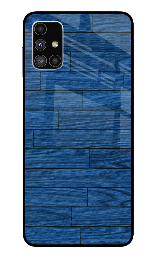 Wooden Texture Samsung M51 Glass Case