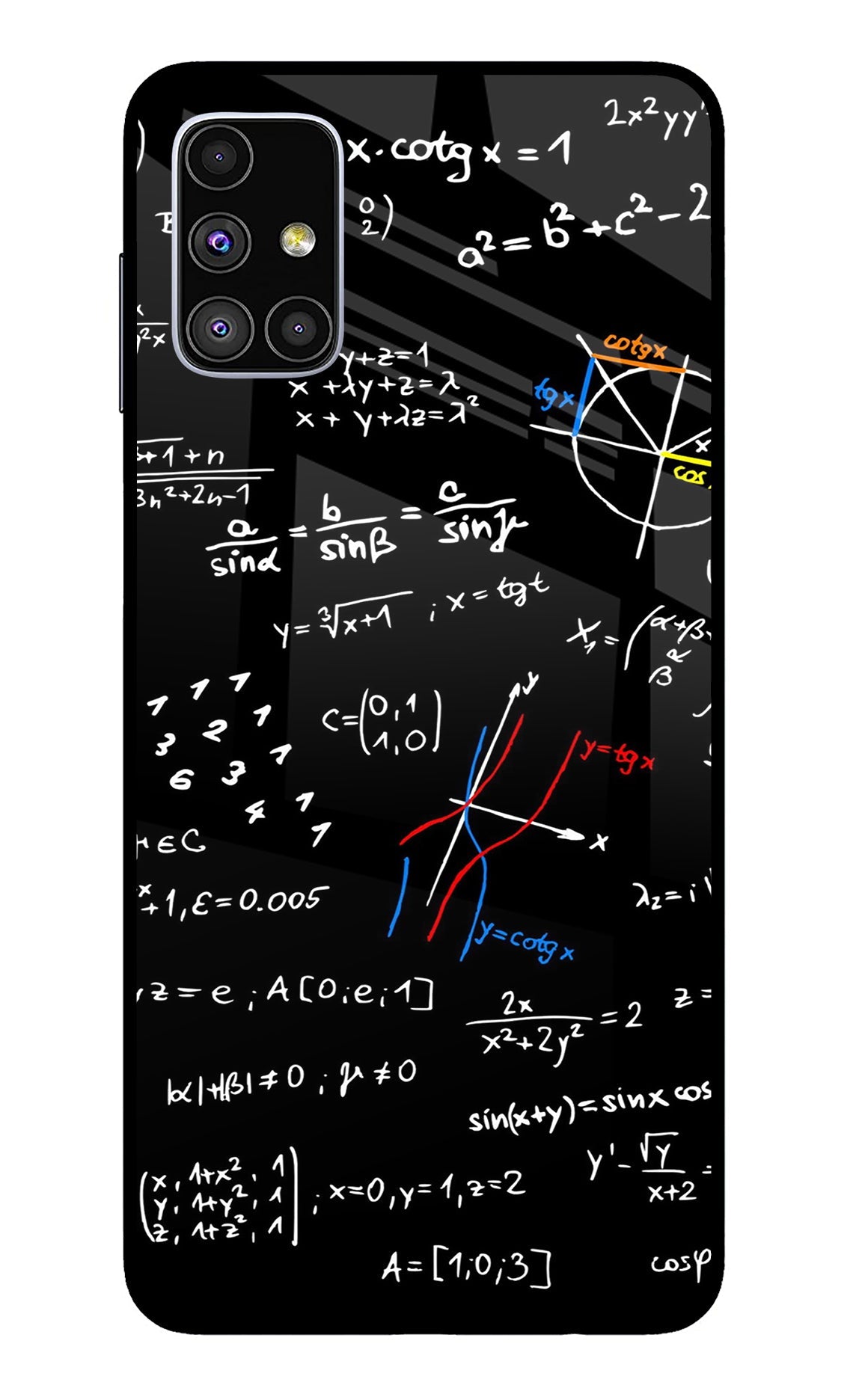 Mathematics Formula Samsung M51 Back Cover