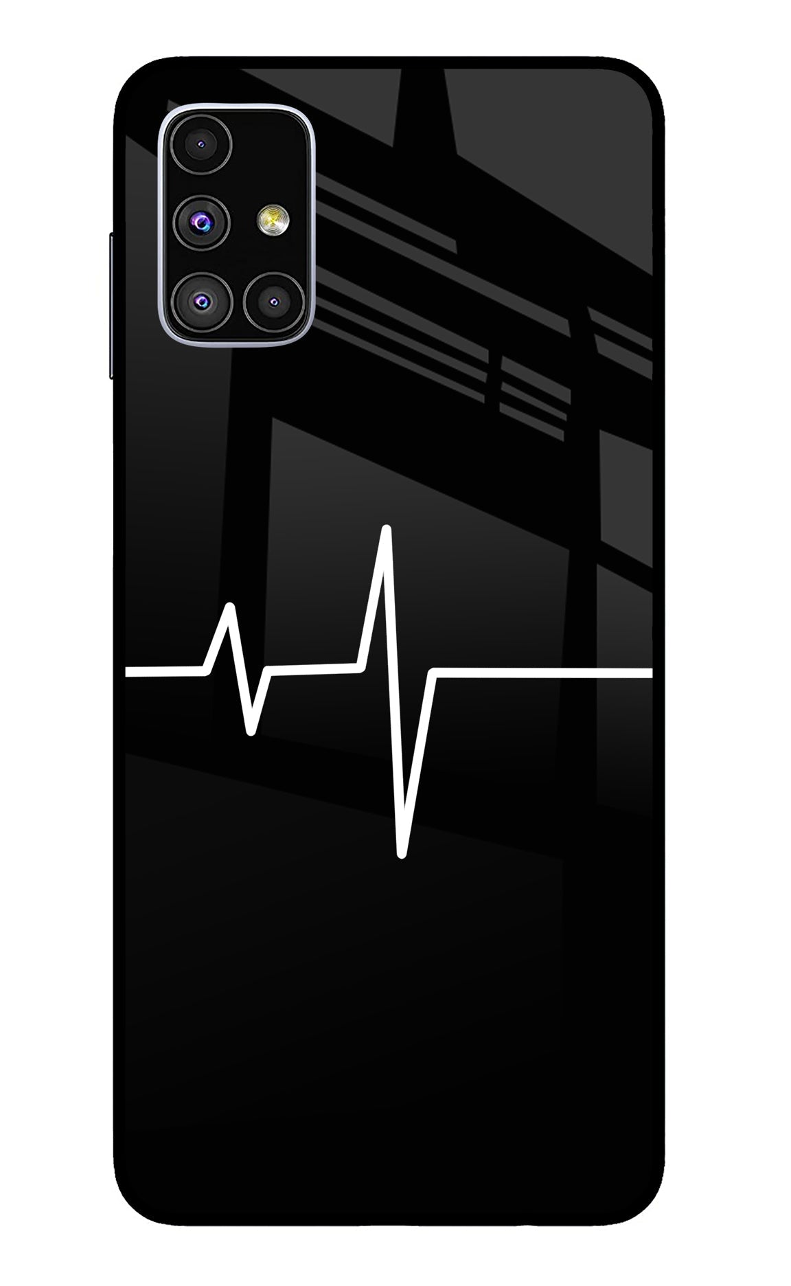 Heart Beats Samsung M51 Back Cover