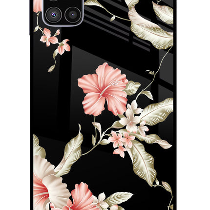 Flowers Samsung M51 Glass Case Back Cover by Casekaro