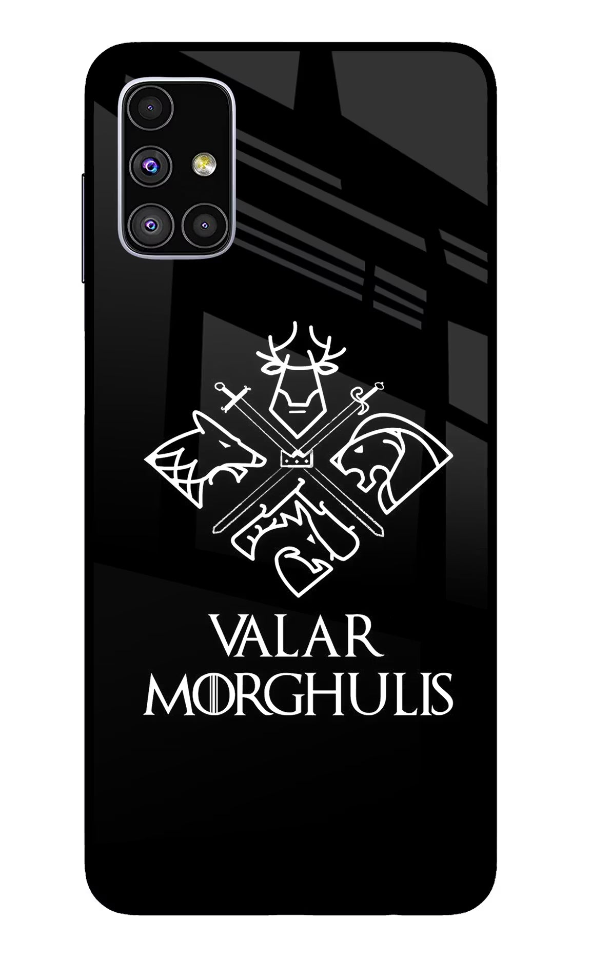 Valar Morghulis | Game Of Thrones Samsung M51 Glass Case Back Cover by Casekaro