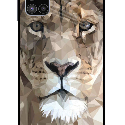 Lion Art Samsung M51 Glass Case