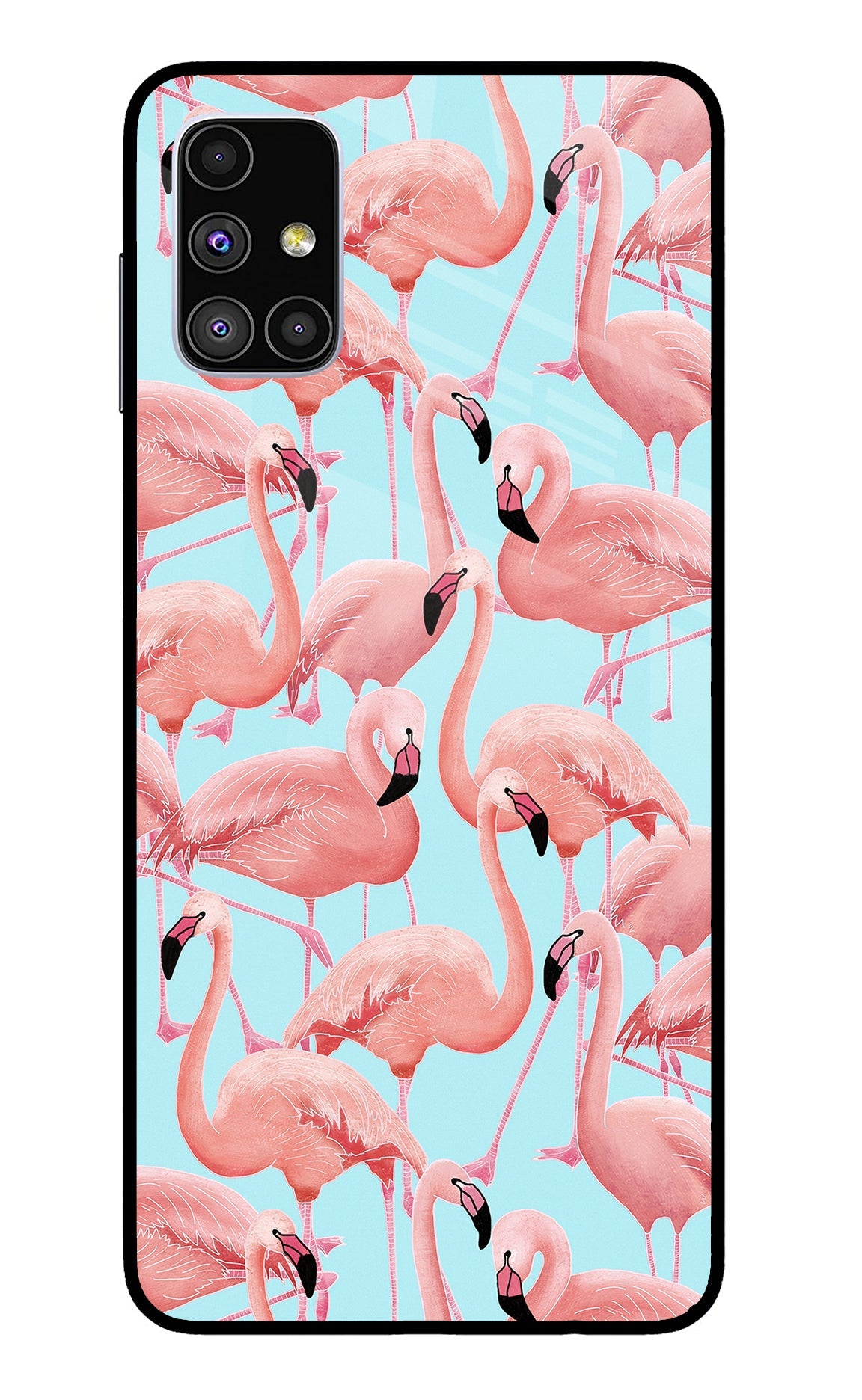 Flamboyance Samsung M51 Glass Case