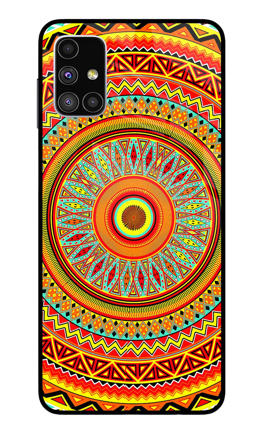 Mandala Pattern Samsung M51 Glass Case