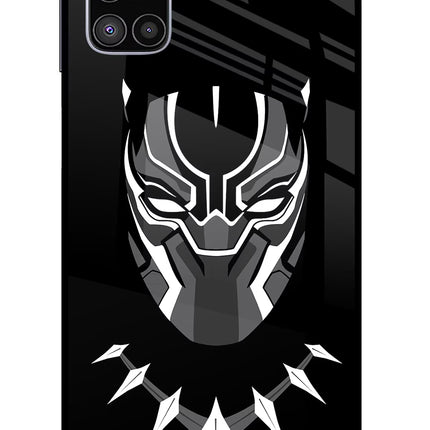 Black Panther Samsung M51 Glass Case Back Cover by Casekaro