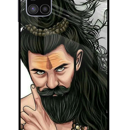 Mahadev Samsung M51 Glass Case Back Cover by Casekaro