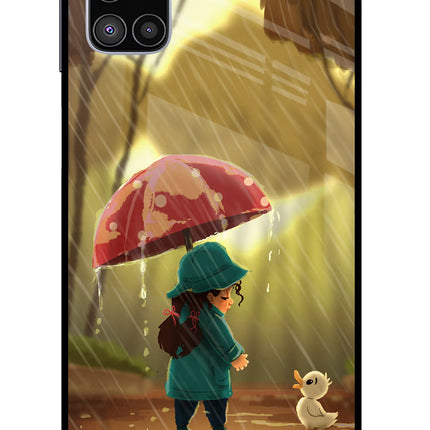 Rainy Day Samsung M51 Glass Case