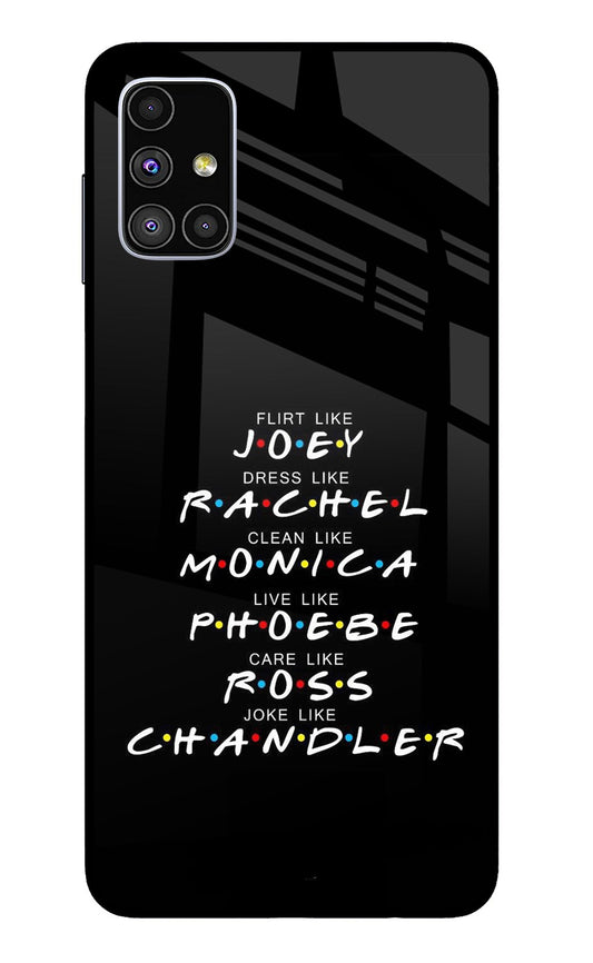 FRIENDS Character Samsung M51 Glass Case
