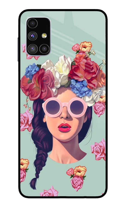 Pretty Girl Samsung M51 Glass Case