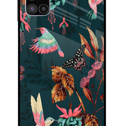 Birds Samsung M51 Glass Case