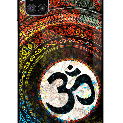 Om Cultural Samsung M51 Glass Case Back Cover by Casekaro