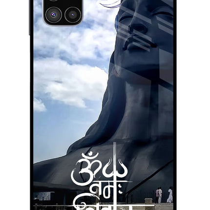 Om Namah Shivay Samsung M51 Glass Case Back Cover by Casekaro
