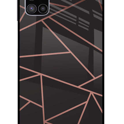 Geometric Pattern Samsung M51 Glass Case