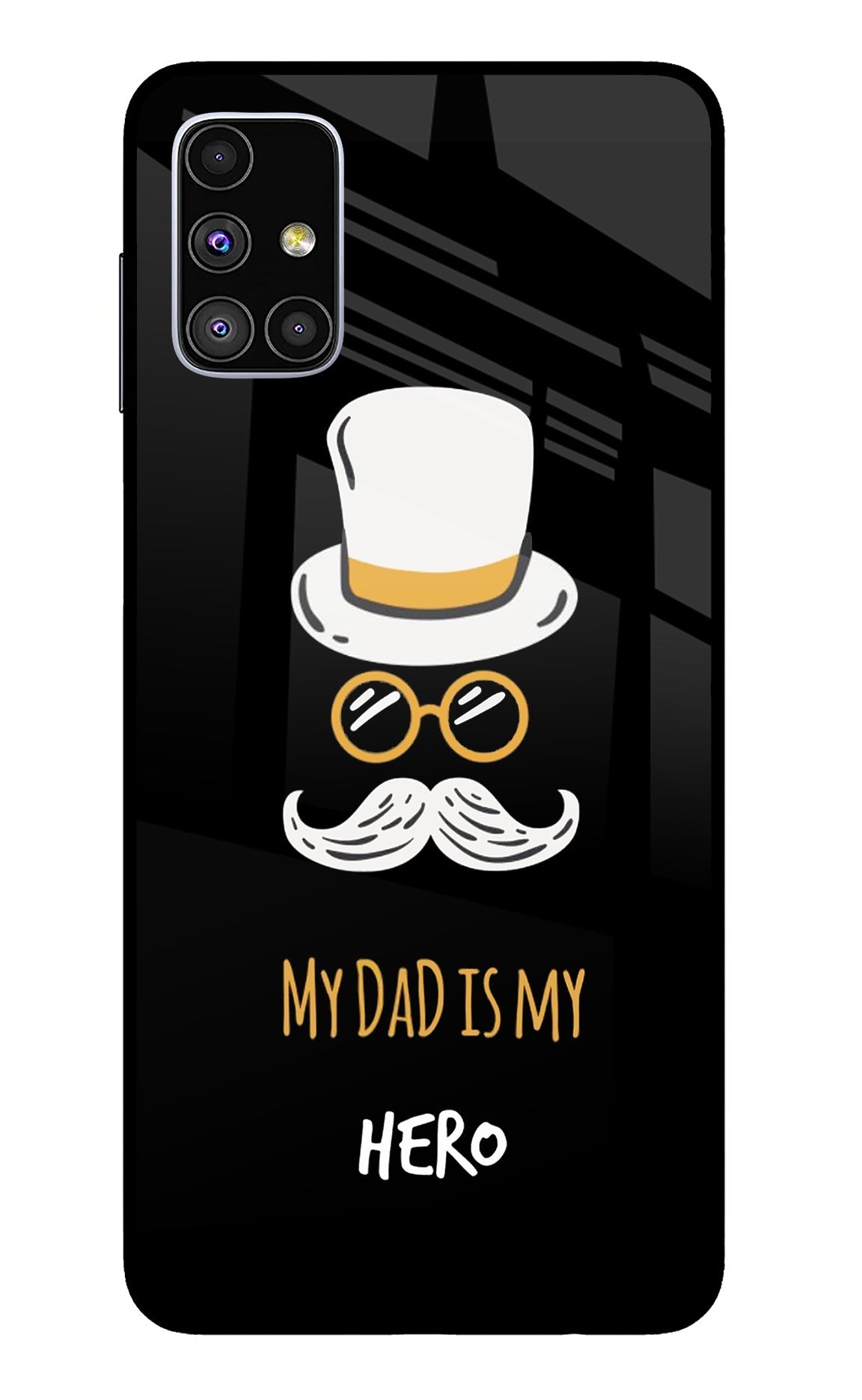 My Dad Is My Hero Samsung M51 Back Cover