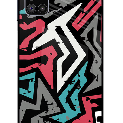 Geometric Graffiti Samsung M51 Glass Case