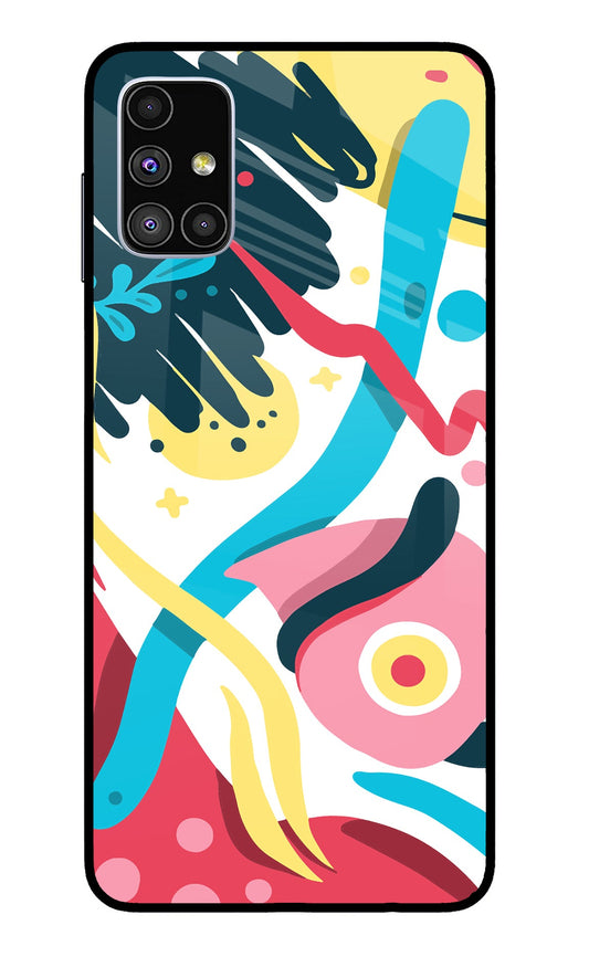 Trippy Samsung M51 Glass Case